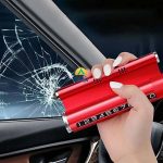 ابزار چندکاره شیشه شکن خودرو دارای پارک فون